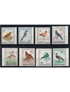 TUNISIA 1965-66 Fauna, uccelli 8v MNH**