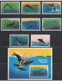 TURKS E CAICOS 1983 Balene - Whales 8 v + 1 BF