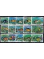 TURKS AND CAICOS 1978/79 Definitives, fish 15 v