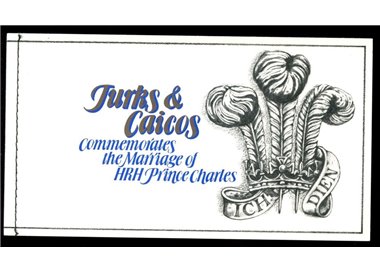 TURKS & CAICOS 1981 Carlo e Diana Nozze Reali 1 LB MNH**