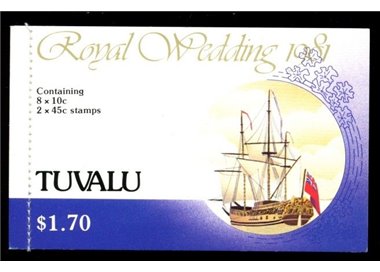 TUVALU 1981 Carlo e Diana Nozze Reali 1 LB MNH**