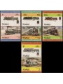 TUVALU 1984 Treni, locomotive 8v MNH**