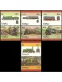 TUVALU 1985 Trains, locomotives 8v MNH**