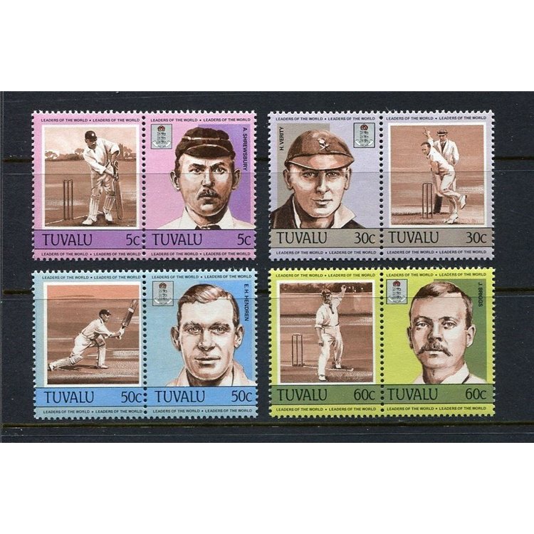 TUVALU 1984 Cricket 4x2v MNH**