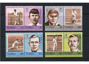TUVALU 1984 Cricket 4x2v MNH**