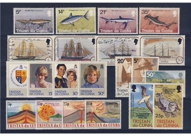 TRISTAN DA CUNHA 1982 Complete Yearset - Complete Yearset 21v MNH**