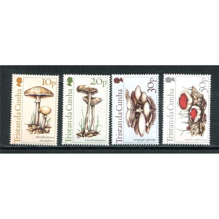 TRISTAN DA CUNHA 1984 Funghi - Mushrooms 4v MNH**
