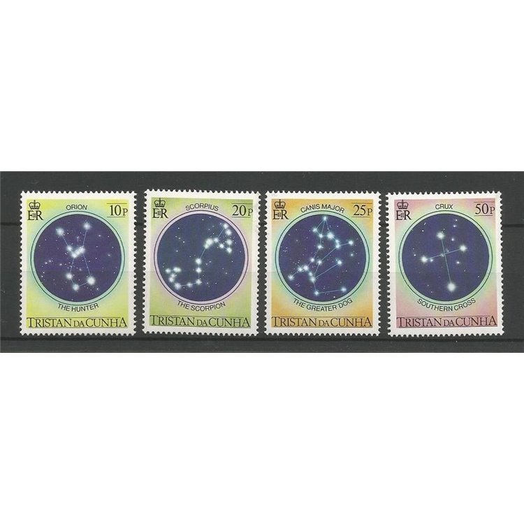 TRISTAN DA CUNHA 1984 Star constellations 4v MNH**