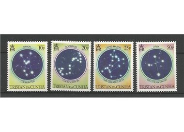 TRISTAN DA CUNHA 1984 Star constellations 4v MNH**