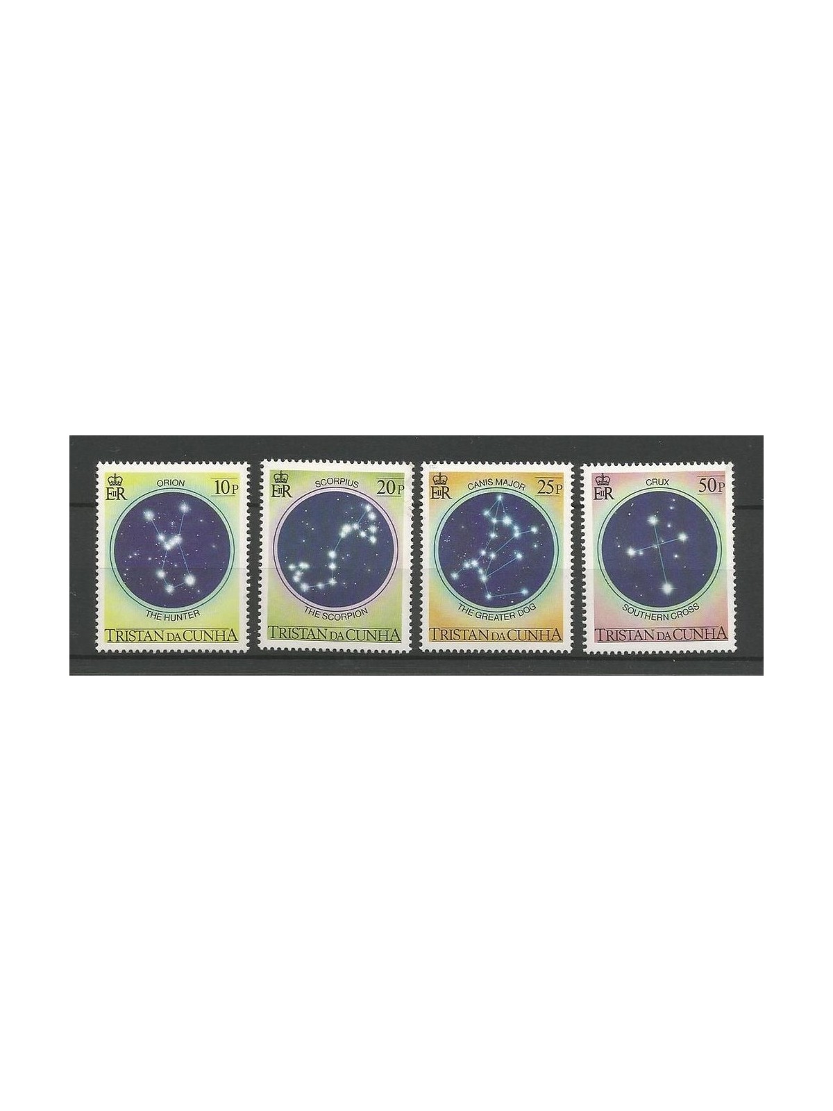TRISTAN DA CUNHA 1984 Star constellations 4v MNH**