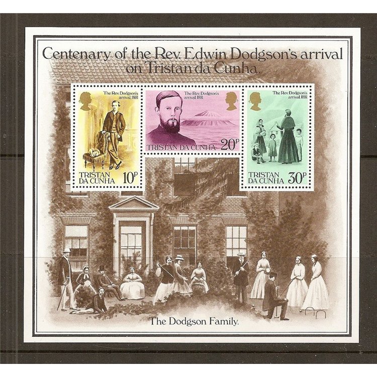 TRISTAN DA CUNHA 1981 Reverend Dodgson 1 sheet MNH**