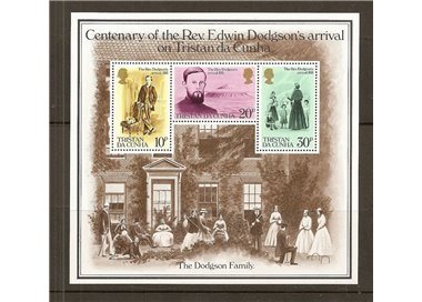 TRISTAN DA CUNHA 1981 Reverend Dodgson 1 foglietto MNH**