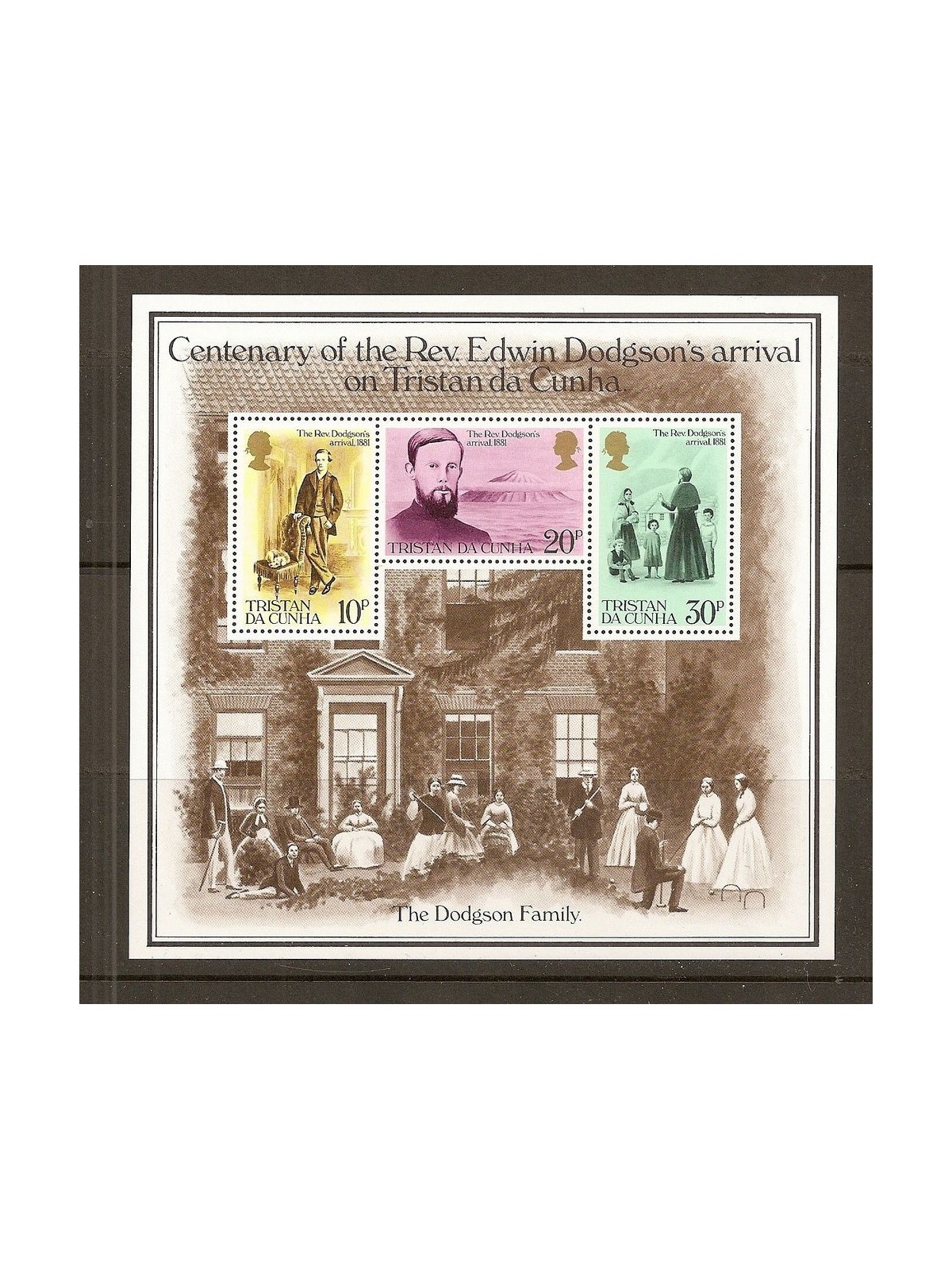 TRISTAN DA CUNHA 1981 Reverend Dodgson 1 sheet MNH**