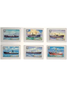 TUVALU 1984 Ships 6v MNH**