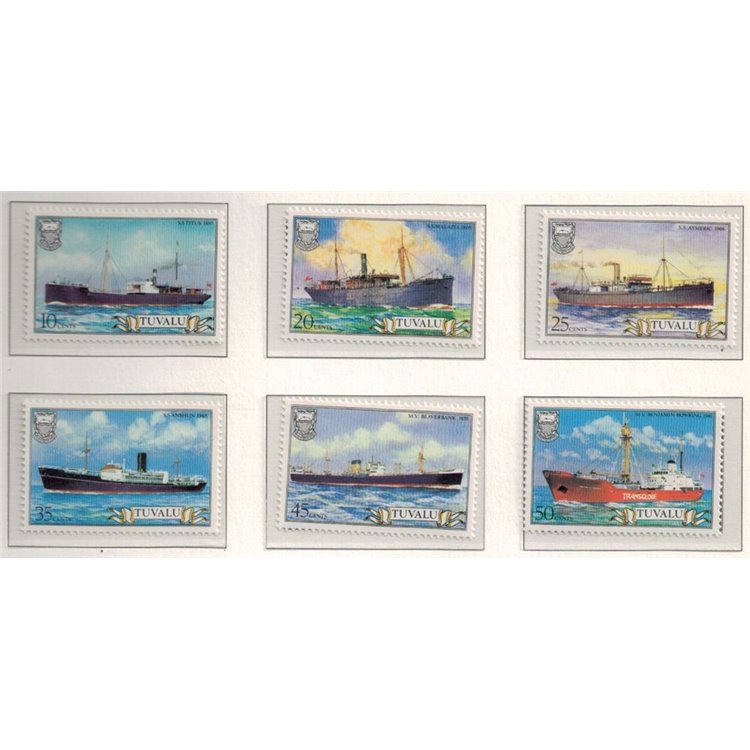 TUVALU 1984 Ships 6v MNH**