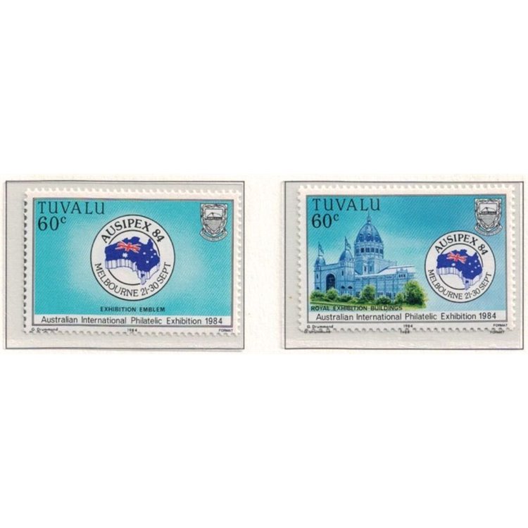 TUVALU 1984 Ausipex 2v MNH**