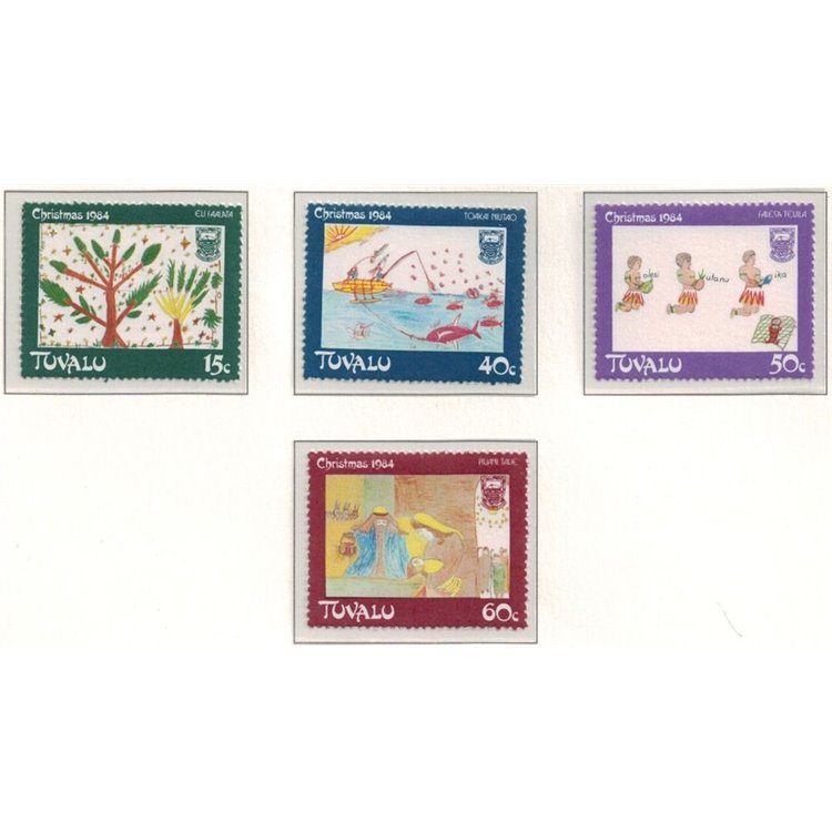 TUVALU 1984 Christmas 4v MNH**
