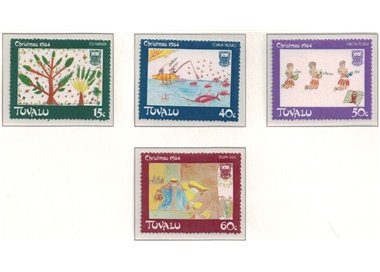 TUVALU 1984 Christmas 4v MNH**