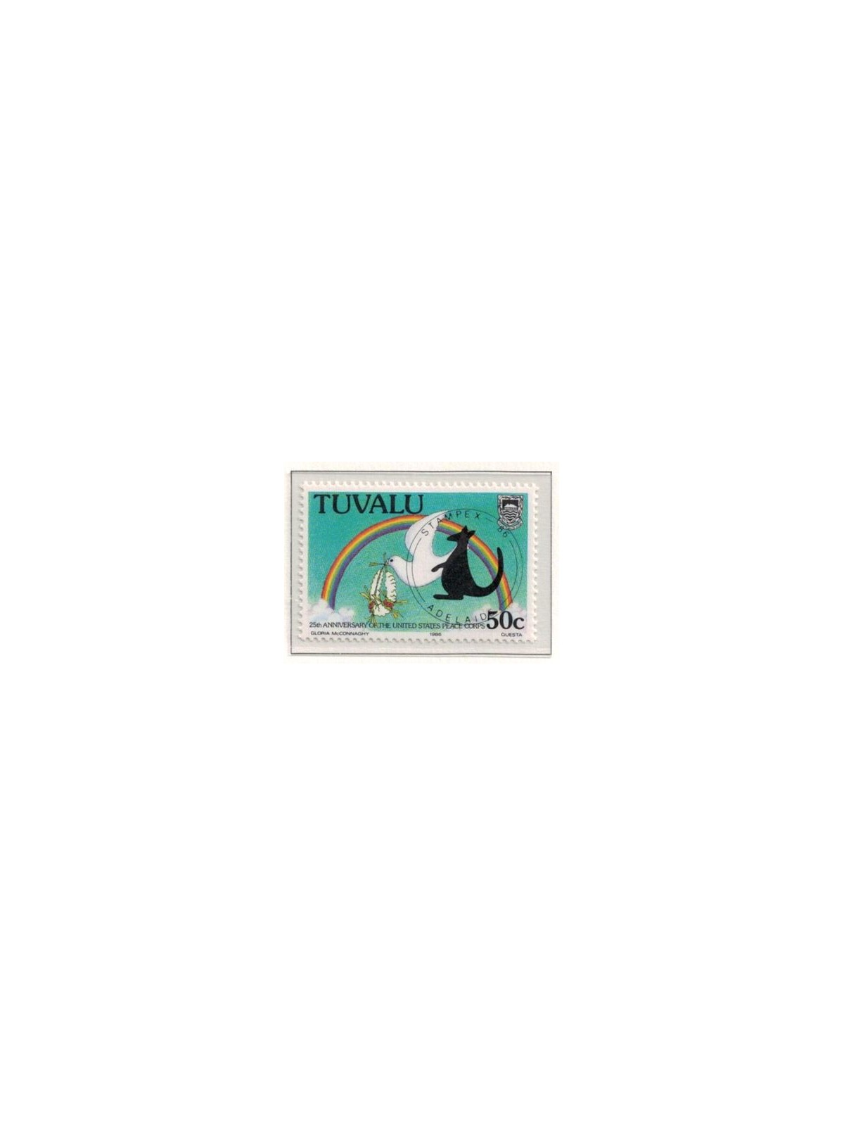 TUVALU 1986 Stampex 1v MNH**
