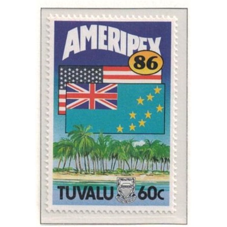TUVALU 1986 Ameripex 1v MNH**