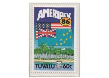 TUVALU 1986 Ameripex 1v MNH**