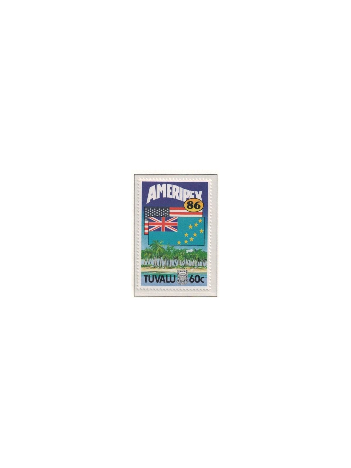 TUVALU 1986 Ameripex 1v MNH**