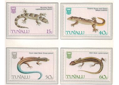 TUVALU 1986 Reptiles 4v MNH**