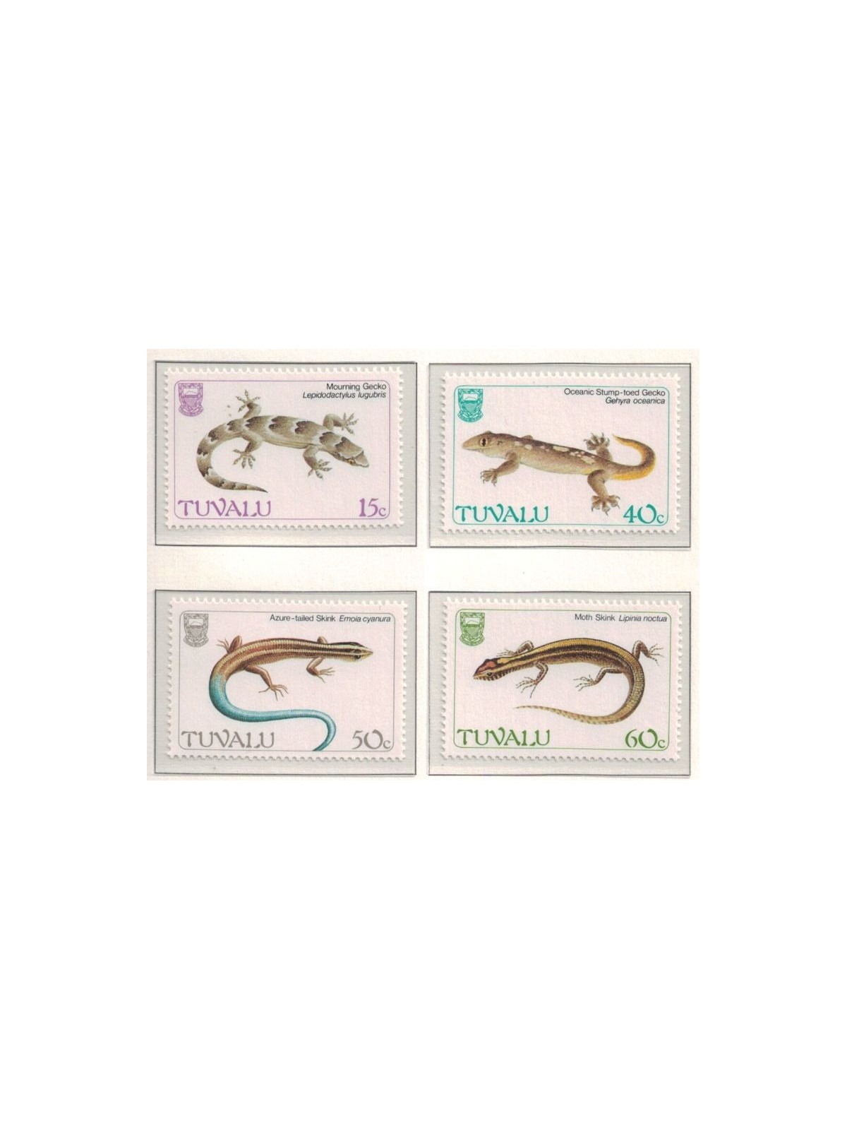 TUVALU 1986 Reptiles 4v MNH**
