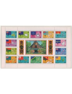 TUVALU 1986 South Pacific forum 14v MNH**