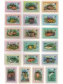 TUVALU 1981 Official, pesci 19v MNH**