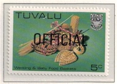 TUVALU 1985 Francobollo di Servizio MNH**