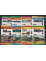 TUVALU 1984 Trains, locomotives 16v MNH**