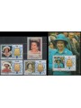 TUVALU 1986 Queen 60th birthday 4v + 1 s/s MNH**
