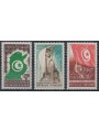 TUNISIA 1958 Anniversario dell'Indipendenza 3v MNH**