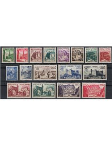 TUNISIA 1956 Ordinary series 17v MNH**