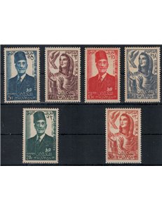 TUNISIA 1956 Autonomia 6v MNH**