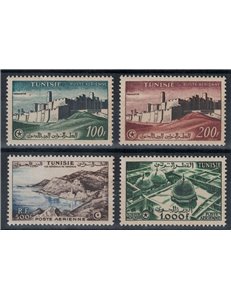 TUNISIA 1956 Posta aerea 4v MNH**