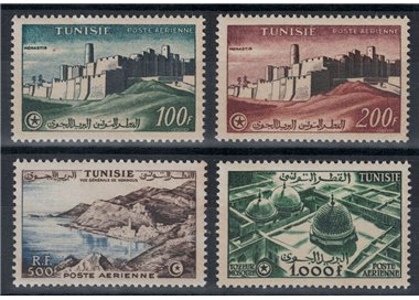 TUNISIA 1956 Posta aerea 4v MNH**