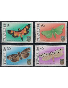 TUVALU 1980 Fauna, butterflies 4v MNH**