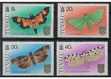 TUVALU 1980 Fauna, butterflies 4v MNH**