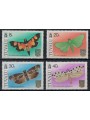 TUVALU 1980 Fauna, farfalle 4v MNH**