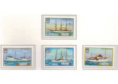 TUVALU 1987 Ships 4v MNH**
