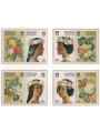 TUVALU 1987 Flowers 4x2v MNH**