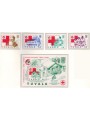 TUVALU 1988 Red Cross 4v + 1 BF MNH**