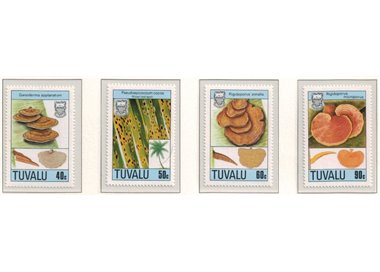 TUVALU 1988 Mushrooms 4v MNH**