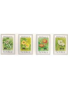 TUVALU 1993 Wild flowers 4v MNH**