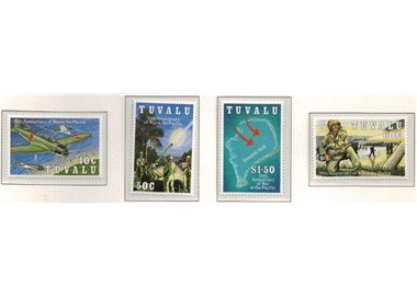 TUVALU 1993 Pacific war 4v MNH**