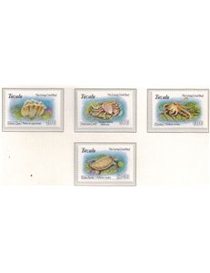 TUVALU 1993 Reef life 4v MNH**