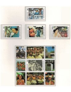 TUVALU 1993 Coronation anniversary 4v + 1 s/s MNH**