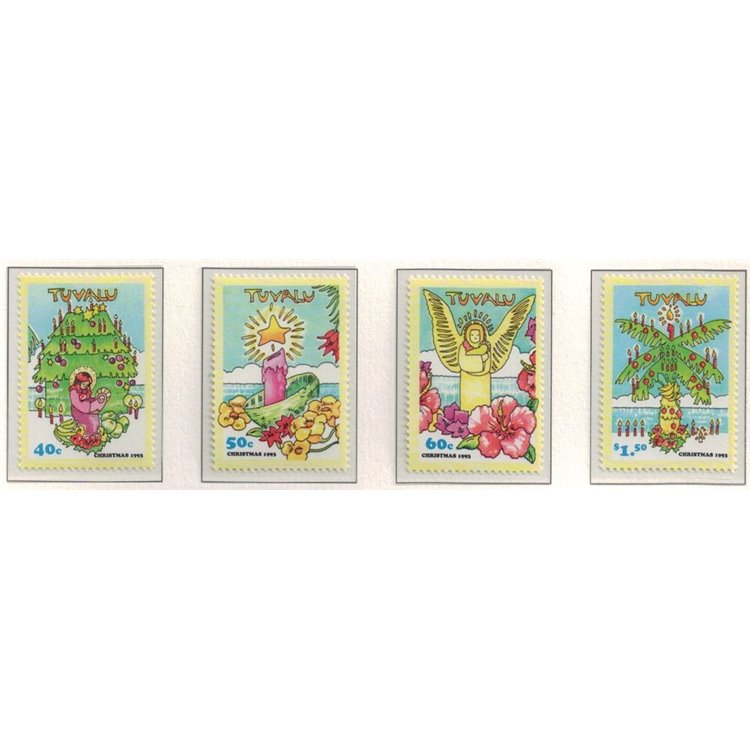 TUVALU 1993 Christmas 4v MNH**
